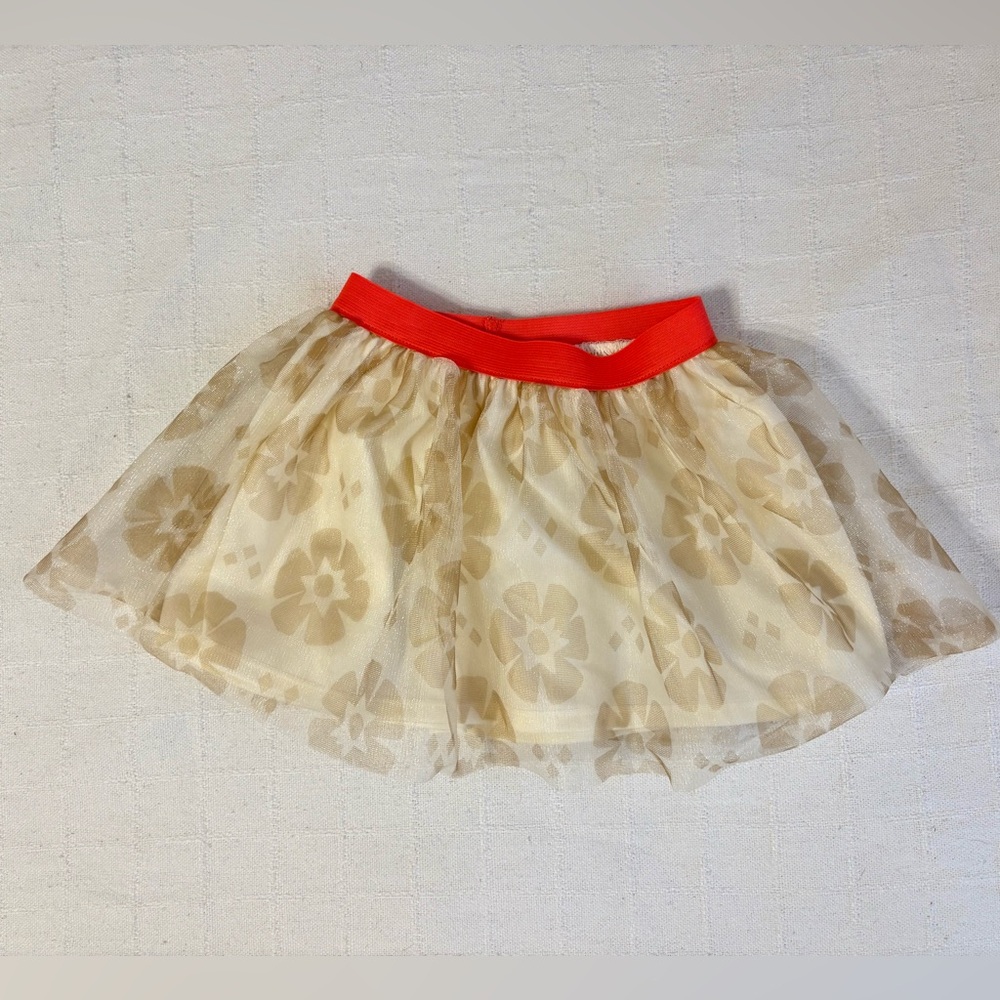 Disney Floral Skirt with elastic Waistband
